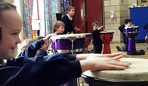 African Drumming Workshop Brings Rhythm to Radbrook Primary
